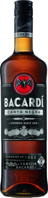 Bacardi Carta Negra 40% 1,00 L